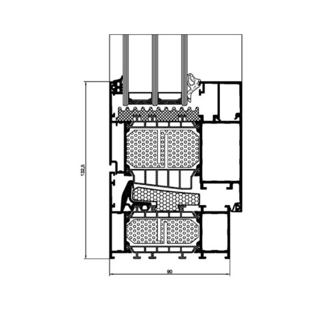 Rosinpol Aliplast Genesis 90 Aluminum Window System