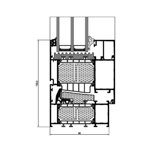 Rosinpol Aliplast Genesis 90 Aluminum Window System photo