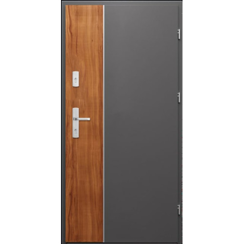 WIKĘD FI01a Future Inox Exterior Entrance Door with Smart Go photo