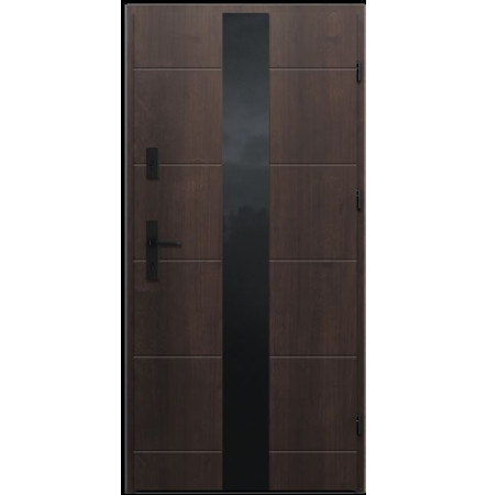 WIKĘD GF02 Glass Front Exterior Entrance Door