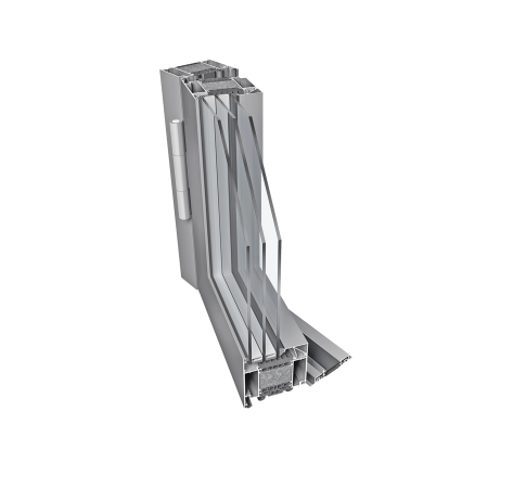 Aluminum insulated entrance door system — WIKĘD supplied door system