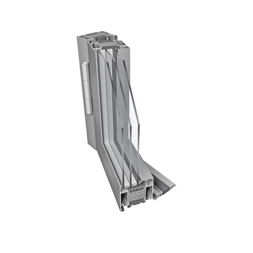 Aluminum insulated entrance door system — WIKĘD supplied door system photo
