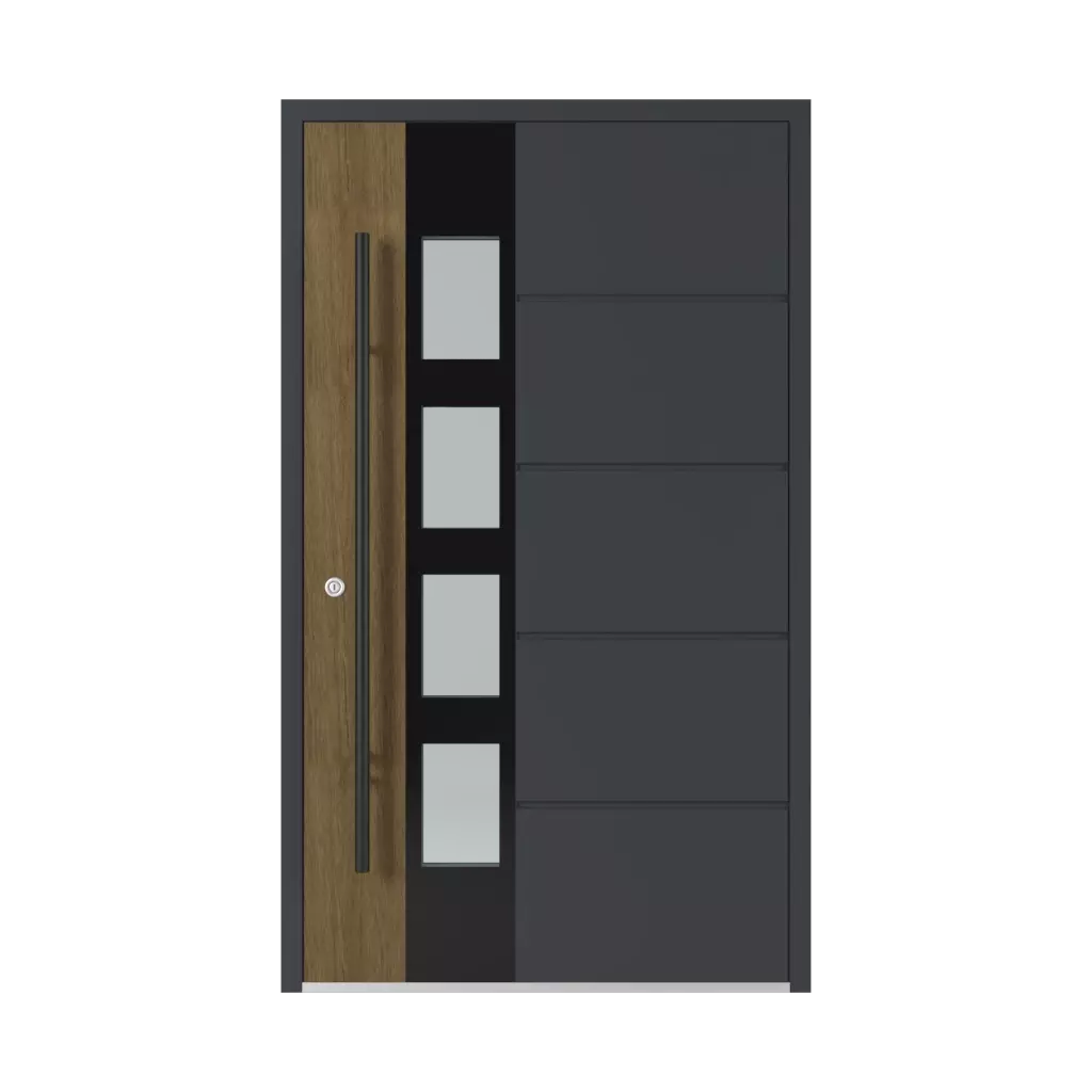 Dindecor Model GL 05 Glass Door with 3D Elements in the USA | EuroPrestige